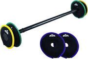 HYPERWEAR Adjustable Barbell Set with Soft Weight Plates (35 lb 60 lbs - Product Image
