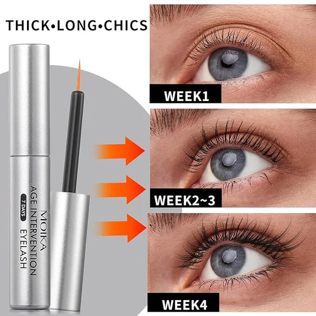 Eyelash Growth Serum for Thicker, Longer Lashes – Grow Luscious, Natural Lashes with Advanced Enhancer | Vegan & Cruelty-F...
