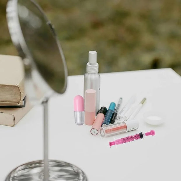 10 Pcs 2 ml Empty Lip Gloss Tubes Containers, Lip Balm Bottle with 5 ml Refillable Squeeze Tube - Product Image