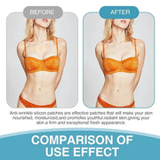 4 Pcs Chest Silicone Anti Wrinkle Pads Reusable,Anti-Wrinkle Patches for Side Sleeping - Product Image