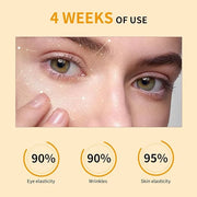 Vitamin C Eye Cream Puffiness Remover Eye Serum Anti-aging & Moisturising Vitamin C Eye Serum Eye Bags Treatment for Men a...