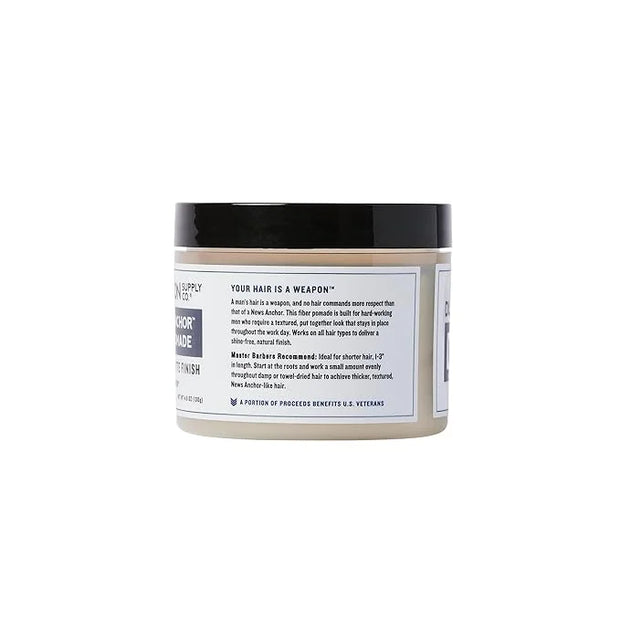 Duke Cannon News Anchor Fiber Pomade - Strong Hold, Natural Matte Finish - 4.6 oz - Product Image