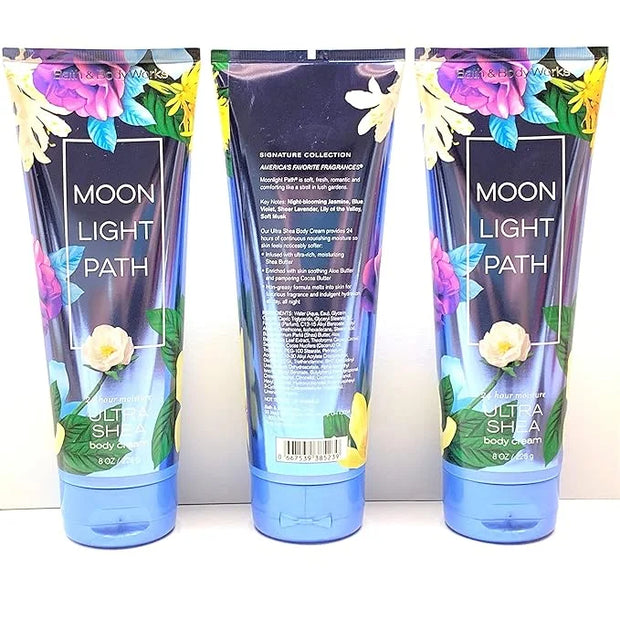 Bath & Body Works Moonlight Path Ultra Shea Body Cream Pack of 3 - Product Image