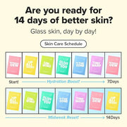 I DEW CARE Glass Skin Face Mask Variety Pack - Let's Get Sheet Faced | For Perfect Care Routine, 2 Week Intense Korean Fac...