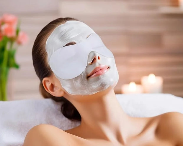 PENTA ANGEL Disposable Eye Mask Paper 50 Sheets Non Woven Eye Care Patches Cotton Spa Eye Pads Covers for Facial Skincare ...