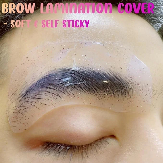 Brow Perm Patch Silicone Lash Lift Shield Mate Self Sticky Eyebrow Lamination Cover Tool Gel Eyebrow Perming Pads Soft Pat...