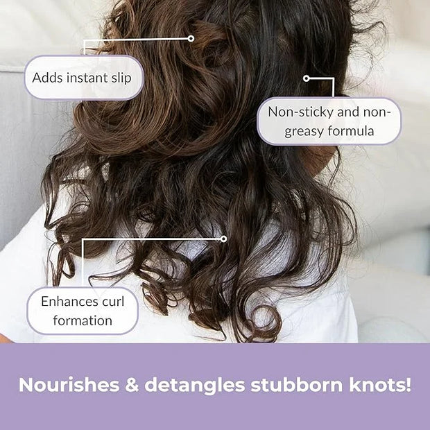 Love Ur Curls Kids Detangler Leave in Conditioner Spray, Pediatrician Approved, Moisturizing, Hydrates and Conditions, Veg...