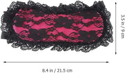 Soft Lace Eye Mask Party Ribbon Accessories, Eye Mask Comfortable Sleep Mask Can Be Adjusted to Shading Eyes, Travel,Home,...