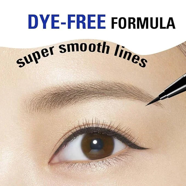 Heroine Make by KissMe Prime Liquid Waterproof Eyeliner for Woman and Sensitive Eyes, Long-lasting & Ultra Thin Tip for Pr...