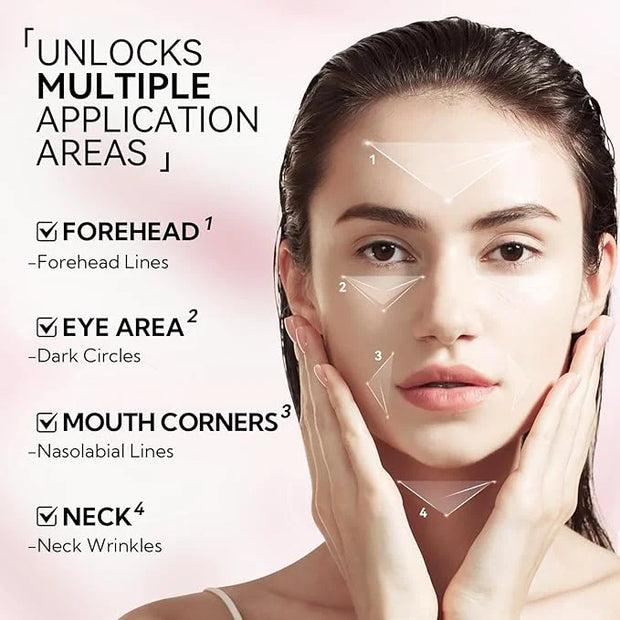 BREYLEE Pink Rose Eye Mask– 60 Pcs - Puffy Eyes and Dark Circles Treatments – Look Younger and Reduce Wrinkles and Fine Li...