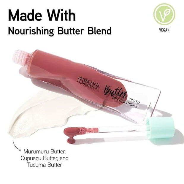 Physicians Formula Butter Lip, Easy Smooth Application, Enriched with Amazonian Butter, Tinted & High-Shine Glossy Finish ...