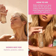 Kopari Sunglaze Sheer Setting Mist Sunscreen SPF 50, Weightless, Fast Drying, Ultra-Fine Setting Spray, Made With Hyaluron...