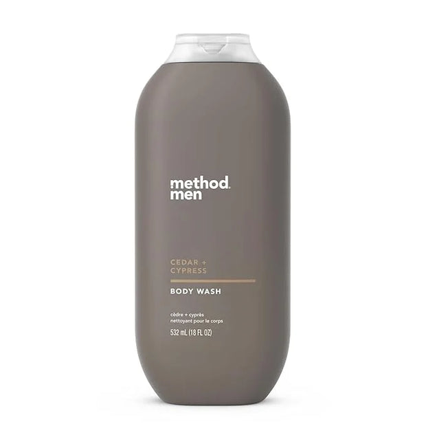Method Men Body Wash, Cedar + Cypress, Paraben and Phthalate Free, 18 fl oz (Pack of 1) - Product Image