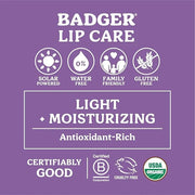 Badger Classic Organic Lip Balm Set - Yellow Box, Light Silky Long Lasting Lip Moisturizer Gift Set, All Natural Lip Balm ...