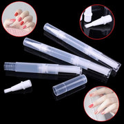 12Pcs 3 ml Empty Nail Oil Pen with Brush Tip, Transparent Twist Pens, Lip Gloss Brush Applicators, Eyelash Growth Liquid T...