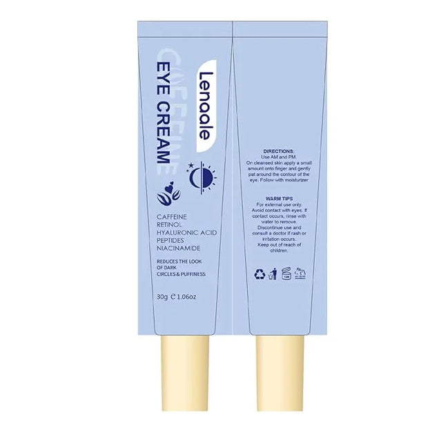 Caffeine Eye Cream, Under Eye Cream for Dark Circles and Puffiness, 4 in 1 with Niacinamide, 5% Caffeine, Retinol & Peptid...