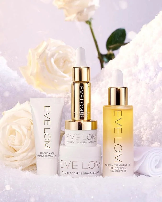 EVE LOM Award-Winning Holiday Skincare Set with 6 EVE LOM Products - Complete Skin Care Collection for Glowing All-Year Co...