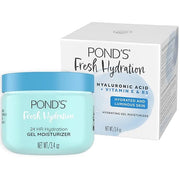 POND'S Hyaluronic Acid, Vitamin E & B3 Gel Face Moisturizer For 24 hour Hydration and Luminous Skin, 3.4 oz - Product Image