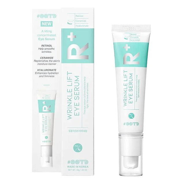 Retinol Eye Cream Serum For Wrinkle Lift, Anti Aging, Under Eye Bag, Puffy Eyes and Dark Circles Treatment, Ceramide, Hyal...