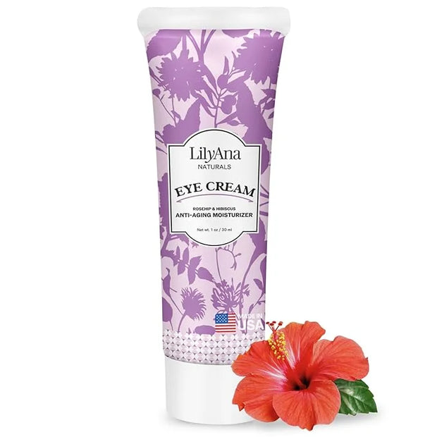 LilyAna Naturals Eye Cream for Dark Circles and Puffiness, Anti Aging Under Eye Cream for Wrinkles and Bags helps Improve ...