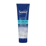 Suave Hair Gel For Men Barber Essentials Styling, Strong Hold and Low Shine, No Flakes, Barber-Quality Results, 9 oz - Pro...