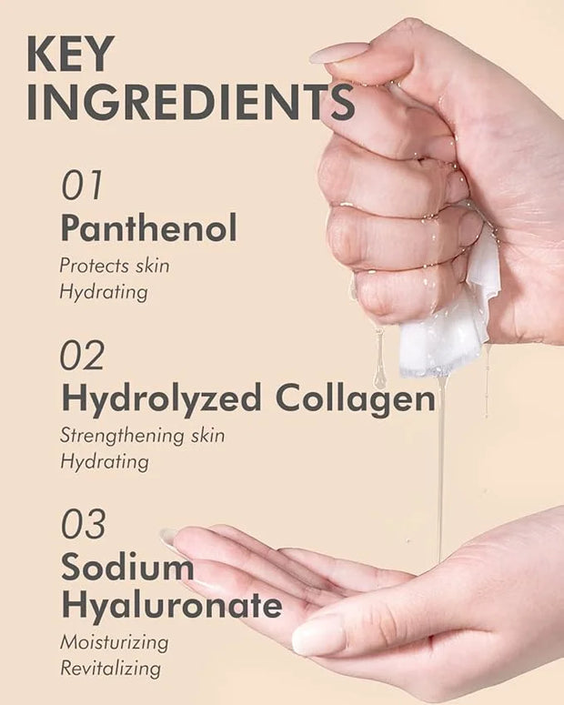 DERMAL 39 Combo Sheet Mask + Collagen Hydrogel Melting Jelly Gel Mask 4ea Bundle - Product Image