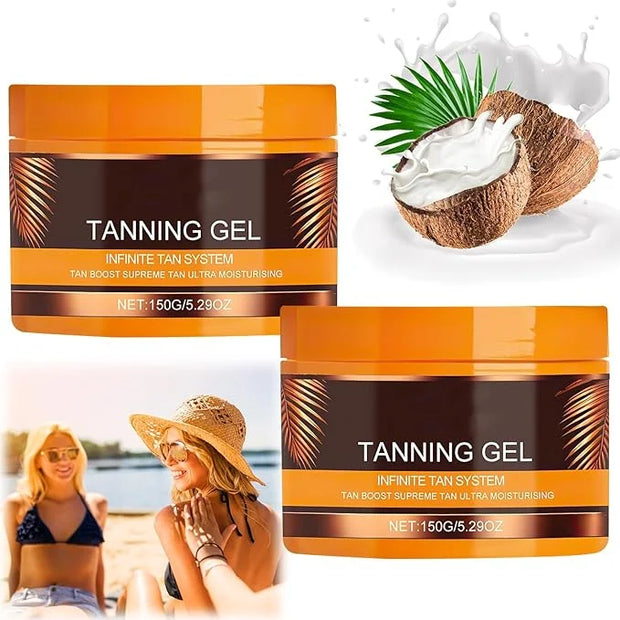 Luxury Intensive Tanning Gel,Brown Intensive Tanning Luxe Gel,Natural Tanning Accelerator Cream, Beauty Brown Tanning Gel ...