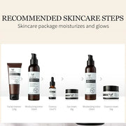 Korean Red Ginseng Skin Care Set of 8 Anti-Aging Skincare Routine Serum, Toner, Lotion Pore Cleanser, Hydrating Moisturize...