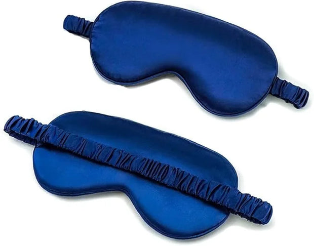 Mulberry Silk Eye Mask, Super Smooth Sleep Mask and Blind Fold (NavyBlue) (8) - Product Image