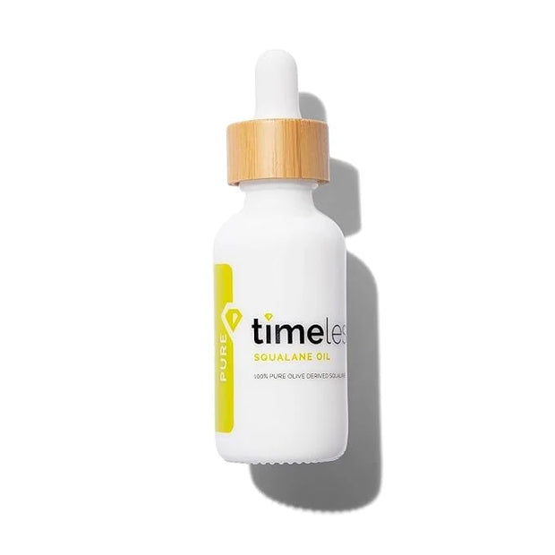 Timeless Skin Care Squalane Oil 100% Pure - Plant-Based Face Oil - Fragrance-Free - For Dry Skin - Moisturizing - 1 oz - P...