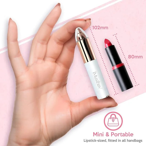Mini Portable Painless Eyebrow Remover Trimmer for Women, Eyebrow Razor Epilator Pen,18K Gold-Plated Hypoallergenic Precis...