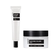 coxir BLACK SNAIL COLLAGEN EYE CREAM 1.01 fl.oz + CREAM 1.01 fl.oz | Black Foods, Snail Mucin, Collagen | Firming, Lifting...