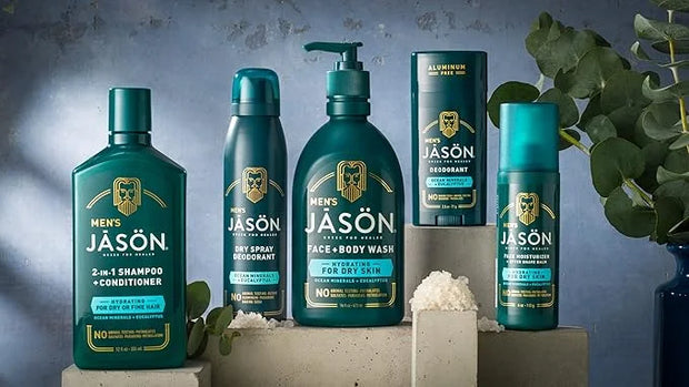 Jason Men's Hydrating 2-in-1 Shampoo and Conditioner, 12 oz - Product Image