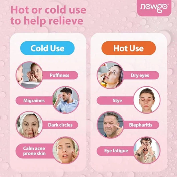 NEWGO Bundle of Cool Eye Mask for Dry Eyes 2 Pack - Product Image