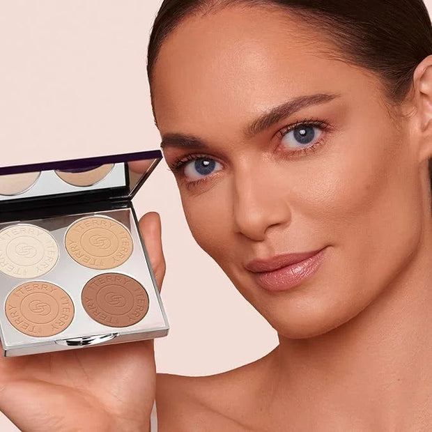 By Terry Hyaluronic Hydra-Powder Palette, 4-Shade, Vegan Contour