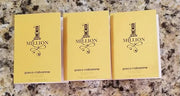 3 Paco Rabanne 1 One Million Men EDT .05 Oz/1.5 Ml Each Spray Sample Vial - Product Image