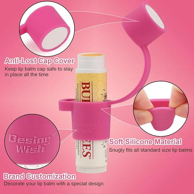 Desing Wish Silicone Lip Balm Holder Green