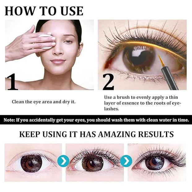 Eyelash Growth Serum For Stronger – Thicker and Longer,Moisturize,contains a Facial Roller,Serum for Natural Eyelashes,Las...