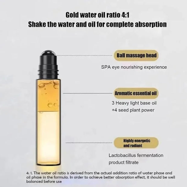 Retinol Anti-Wrinkle Eye Serum Oil, Eye Oil Roller, Reduces Fine Lines, Anti Wrinkle Serum For Eye - Product Image