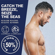 Bath and Body Gift Set for Men Body Wash Set with Fresh Ocean Scent Shower Gel, Body Lotion, Shampoo, Birthday Gifts for M...