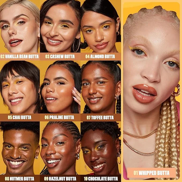 NYX PROFESSIONAL MAKEUP Buttermelt Glaze Soft Glow Skin Tint with SPF 30, Up To 12HR Wear, 01 Whipped Butta - Product Image