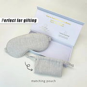 Pure Cotton Eye Mask 100% Organic Cotton Sleep Mask for Girls,Travel Breathable Sleep Mask,Adjustable Strap, Hypoallergeni...