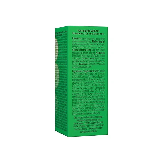 Yes To Cucumber Eye Treatment Bundle, Soothing Daily Treatment To Calm, Soothe & De-Puff Under Eyes, With Caffeine, Natura...