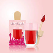 15 Pack Ice-cream Lip Gloss Tube Boxes Packaging, Pink Lip Gloss Boxes for 2.68x1.62 Inch Ice Cream Shaped Empty Lipgloss ...