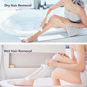 Electric Razors Shavers for Women, Bikini Trimmer 5 in 1 Lady Electric Shaver Razor Wet/Dry Face Razors for Face Nose Eyeb...