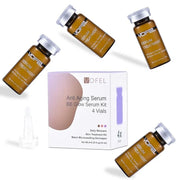 Anti Aging Serum with Hyaluronic Acid for Microneedling Serum BB Glow Starter Kit Serum Ampoules for Face 0.35 oz 4 Vials ...