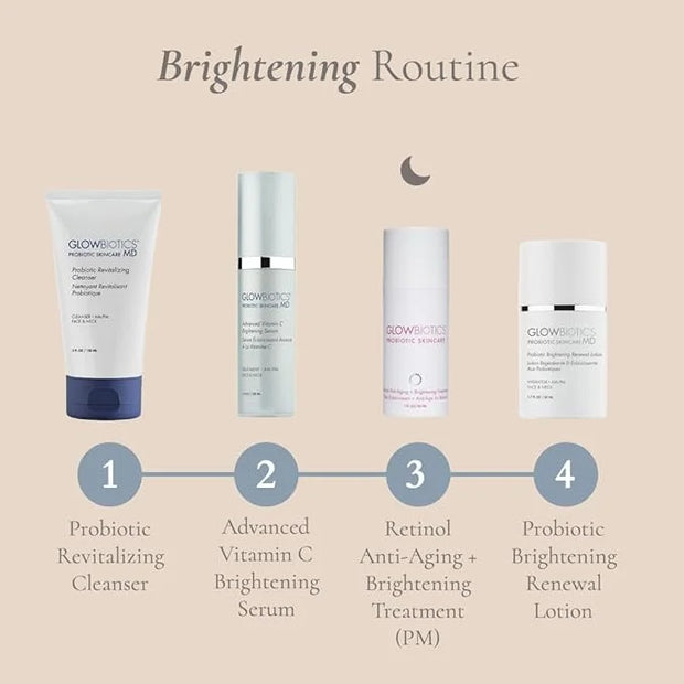 Glowbiotics Probiotic Brightening Renewal Lotion: Lightweight Daily Moisturizer for Hydration & Even Skin Tone | Anti-Agin...