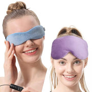 Aroma Season Heated Eye Mask for Dry Eyes, Warm Eye Compress with Flaxseed, Moist Heat Therapy - Product Image