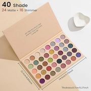 40 Girds Matte Shimmer Colorful Eyeshadow Palette