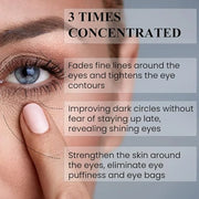 Anti Wrinkle Eye Cream for Dark Circles & Puffiness with Peptides and Niacinamide that Reduces Eye Bags, Crow's Feet, Fine...